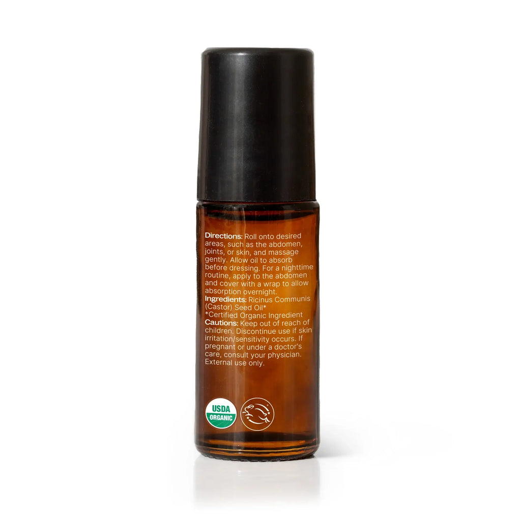 Organic Castor Oil 30mL Roll-On