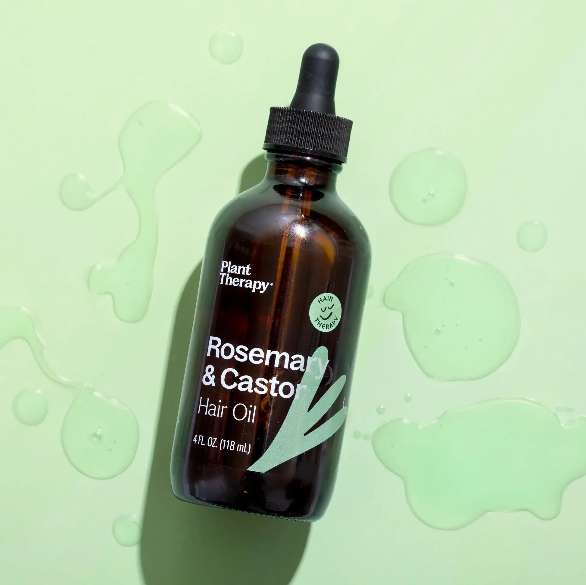 Rosemary & Castor Hair Oil 4 oz- Hair Growth & Scalp Health